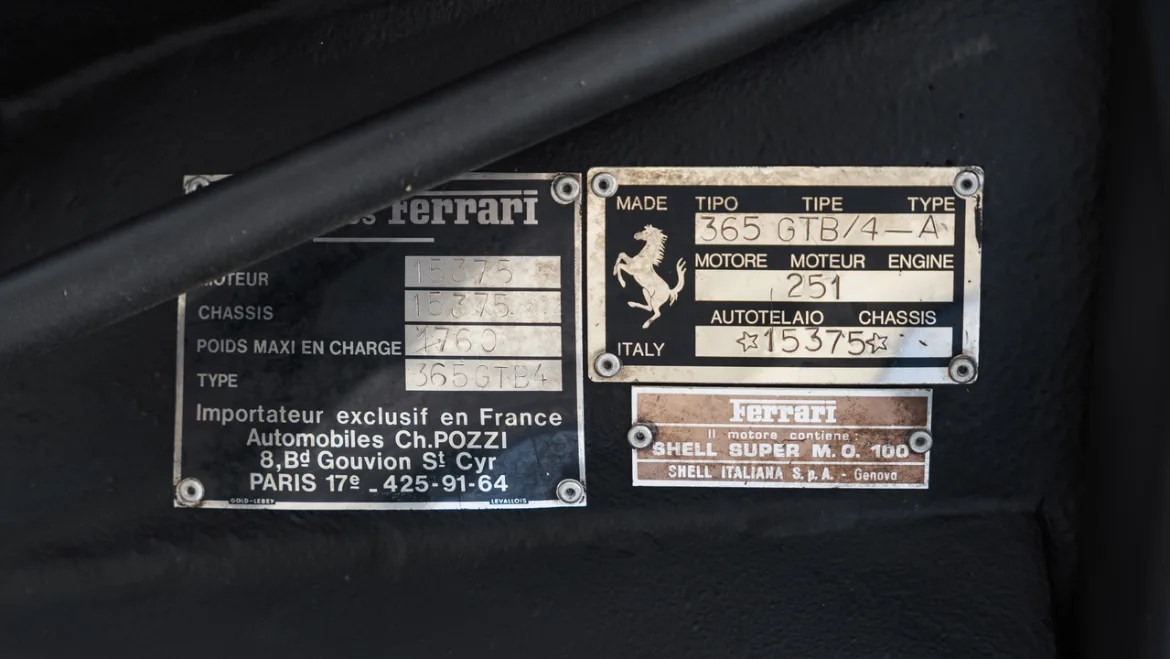Ferrari 365 GTB/4 Daytona #15375